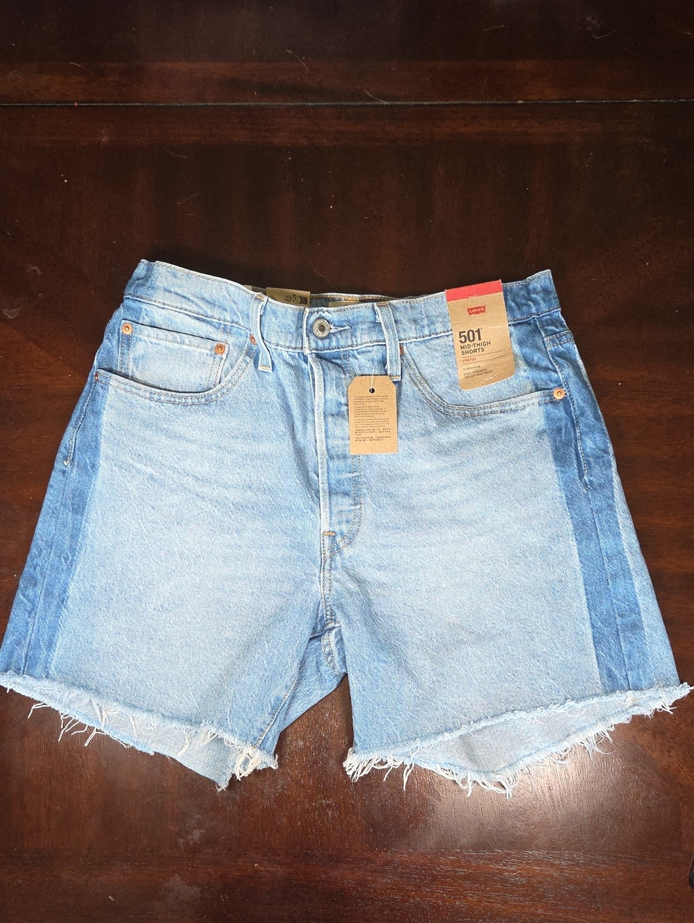 Levi's Women's 501 Mid-Thigh Shorts - So So No No 31